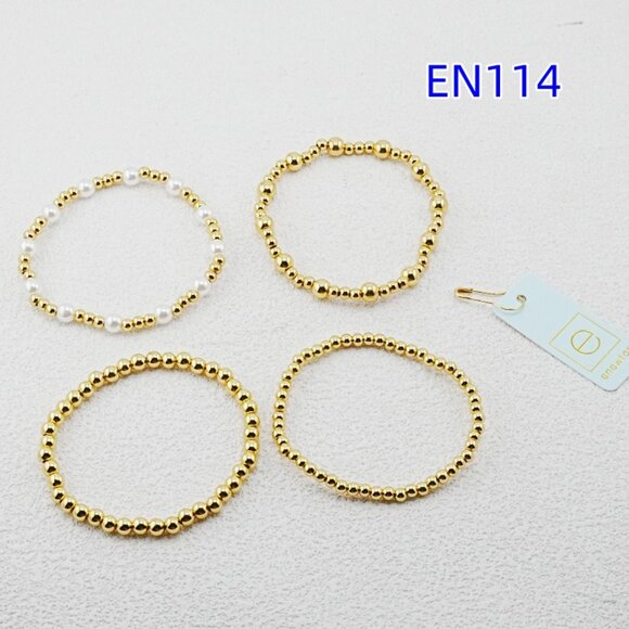 Enewton White Pearl Four-Piece Bracelet Set - Picture 5 of 6